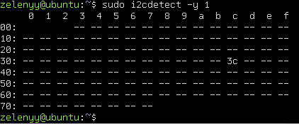 i2cdetect